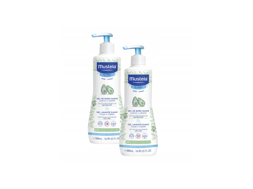 2x Delikatny Żel z organicznym awokado 500ml - Mustela Polska - 1