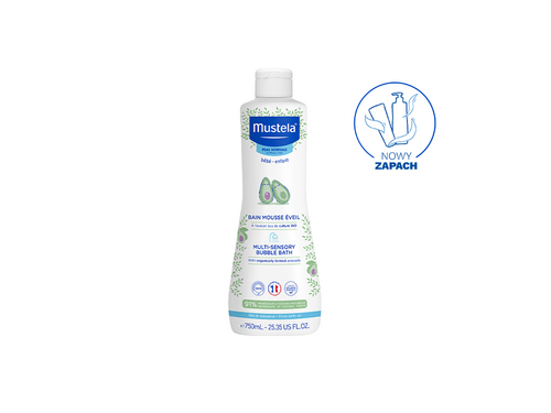 Płyn bąbelkowa kąpiel - 750 ml - nowy zapach - Mustela Polska - 2