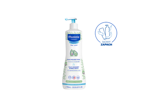 Płyn bąbelkowa kąpiel - 750 ml - nowy zapach - Mustela Polska - 2