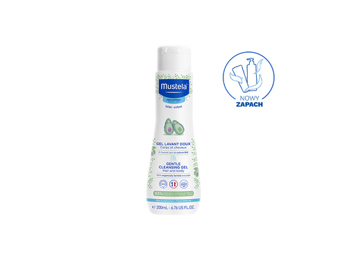 Delikatny Żel do mycia z organicznym awokado - Mustela Poland - 1