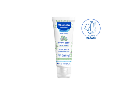 Hydra Bébé® Krem do twarzy - nowy zapach - Mustela Poland - 1