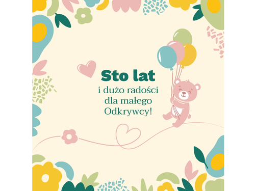 Kartka - Urodziny - Mustela Polska - 1
