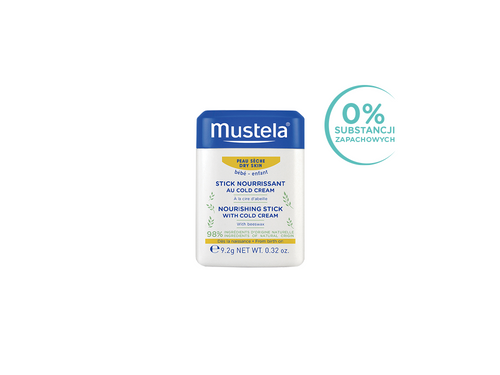 Sztyft ochronny z Cold Cream i organicznym woskiem pszczelim - Mustela Poland - 1