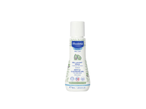 Delikatny Żel do mycia z organicznym awokado 50 ml - Mustela Polska - 1