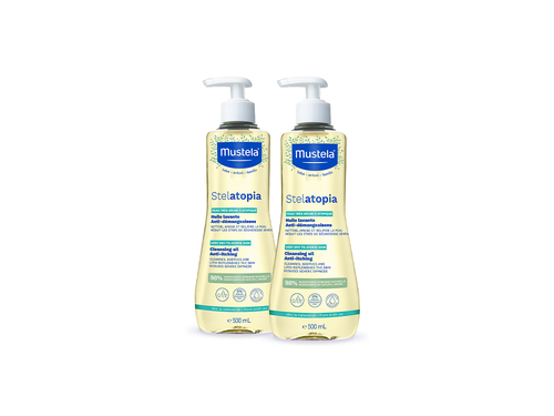 2x Stelatopia Olejek myjący 500ml - Mustela Polska - 1