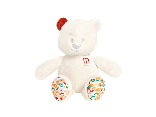Pluszowy Miś Musti w odcieniu terracotta - Mustela Polska - 1