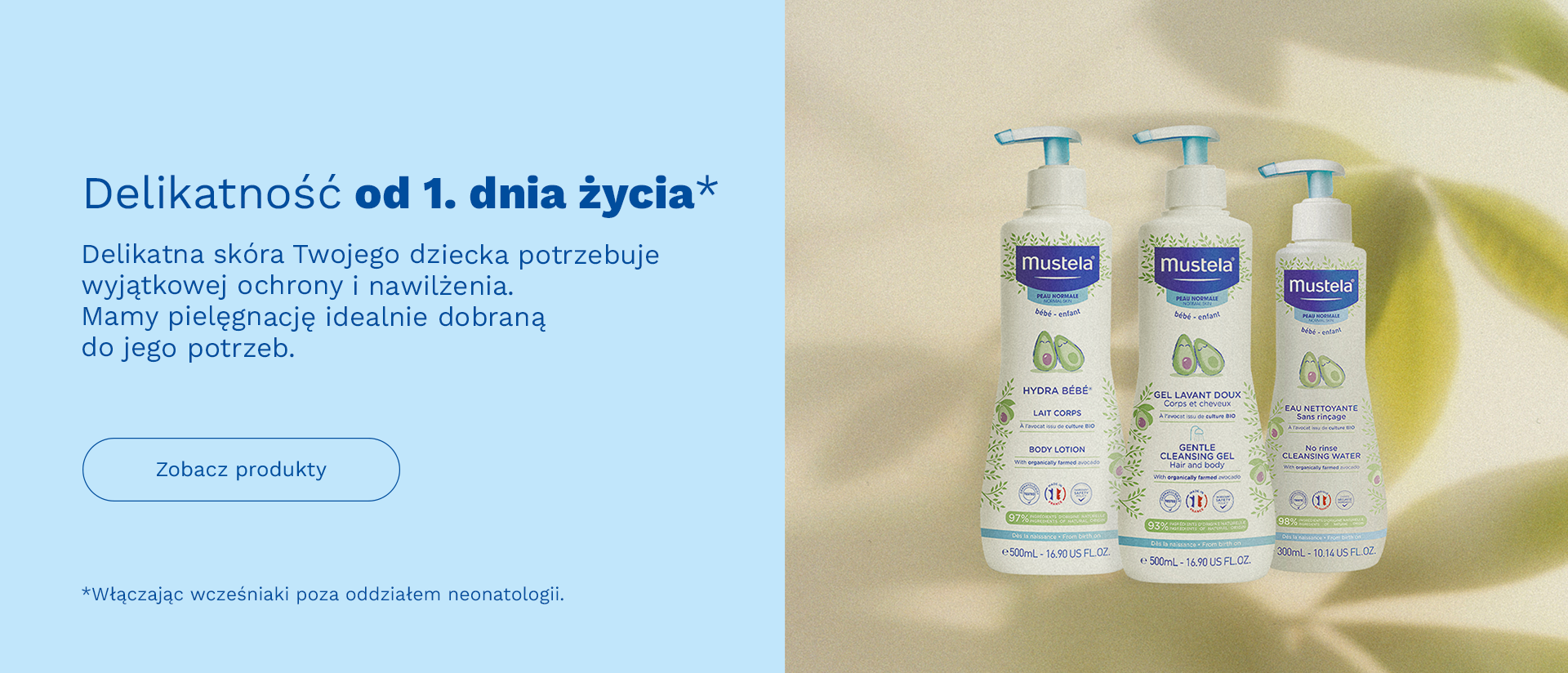 od 1 dnia zycia Mustela